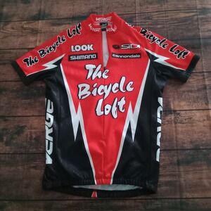 Verge 3/4 Zip Short Sleeve Cycling Jersey Men's Small Red‎